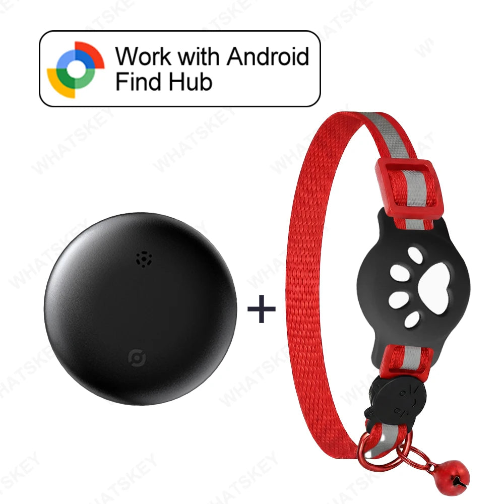 Adjustable Pet Collar Gps Tracker Google Find My Android Finder Location Tracker Kits Pet Supplies Cat Pet Electronic Devices