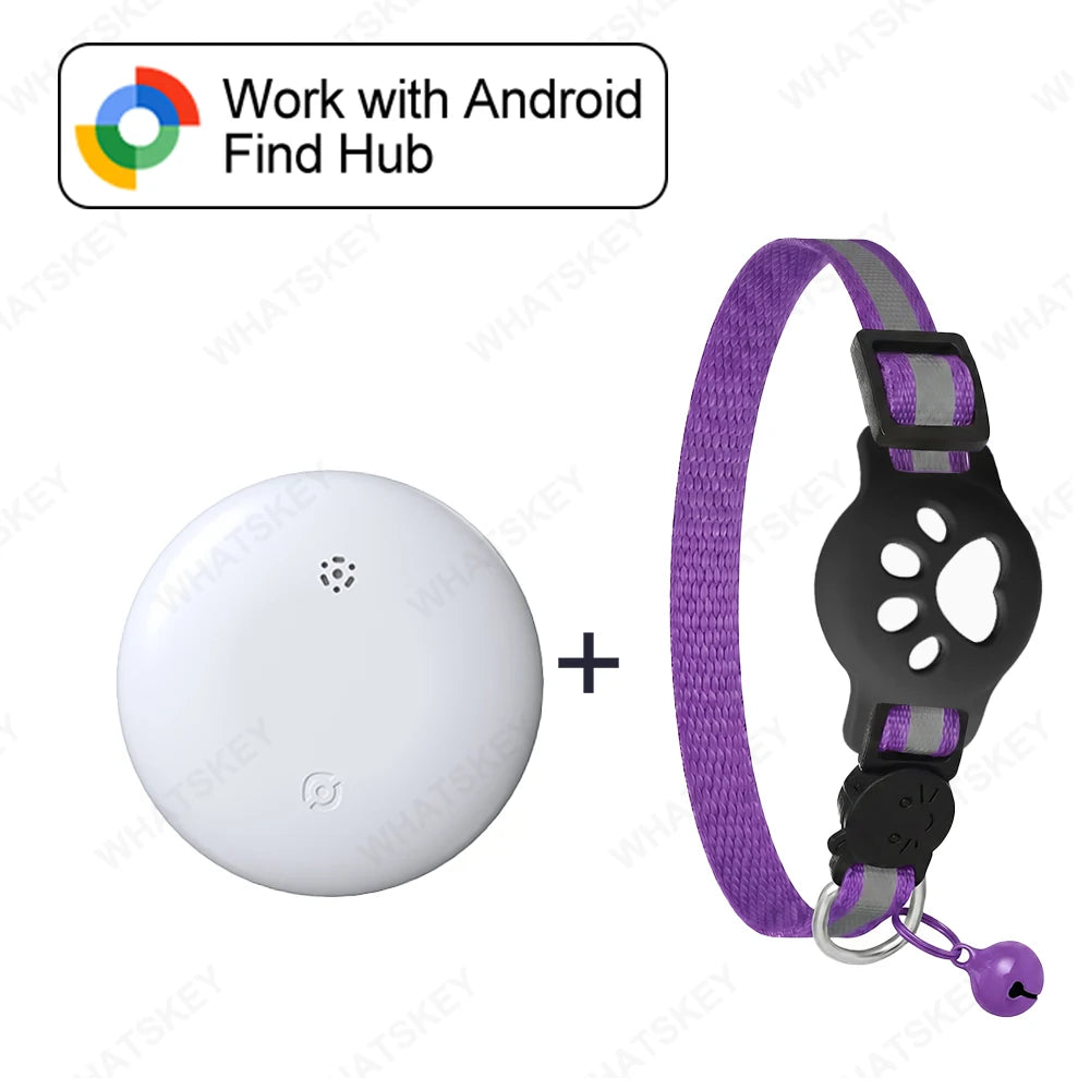 Adjustable Pet Collar Gps Tracker Google Find My Android Finder Location Tracker Kits Pet Supplies Cat Pet Electronic Devices