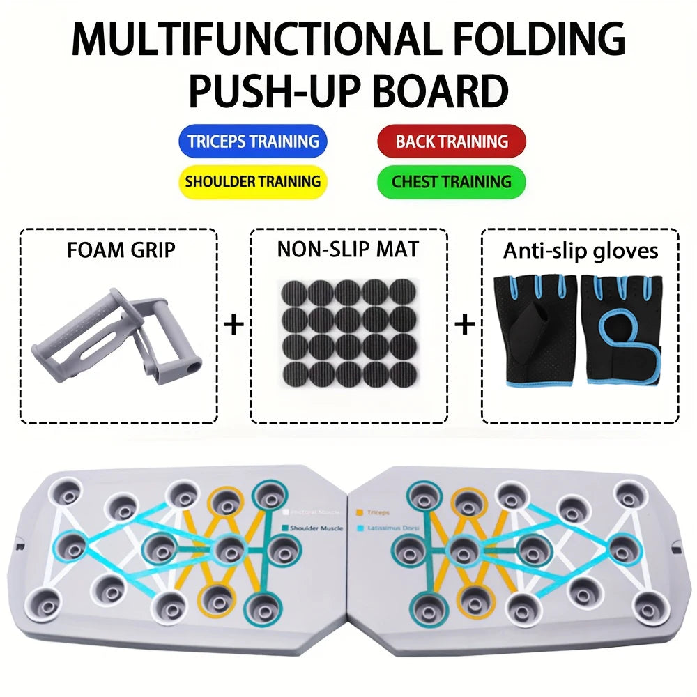 Faltbares Push-up-Board Trainingsset