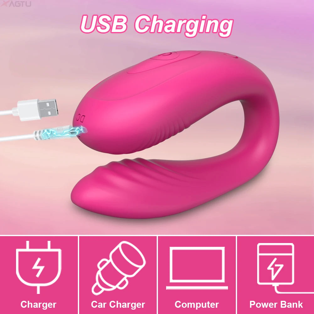 Wireless APP Couples Vibrator Clitoris Stimulator for Women Female G-Spot Vagina Vibrating Massager Wearable Sex Toy Adult Goods