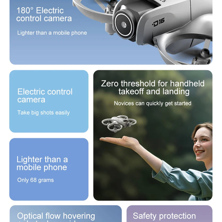 Xiaomi D16 Mini Drone Dual Camera 8K HD
