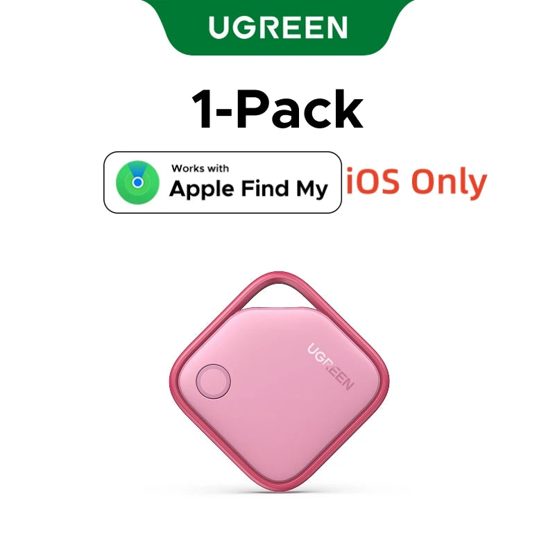 UGREEN Smart Bluetooth Tracker, Keys Finder Item Locator SmartTag Up to 2 Year Battery Phone Finder For Apple Find My (only IOS)