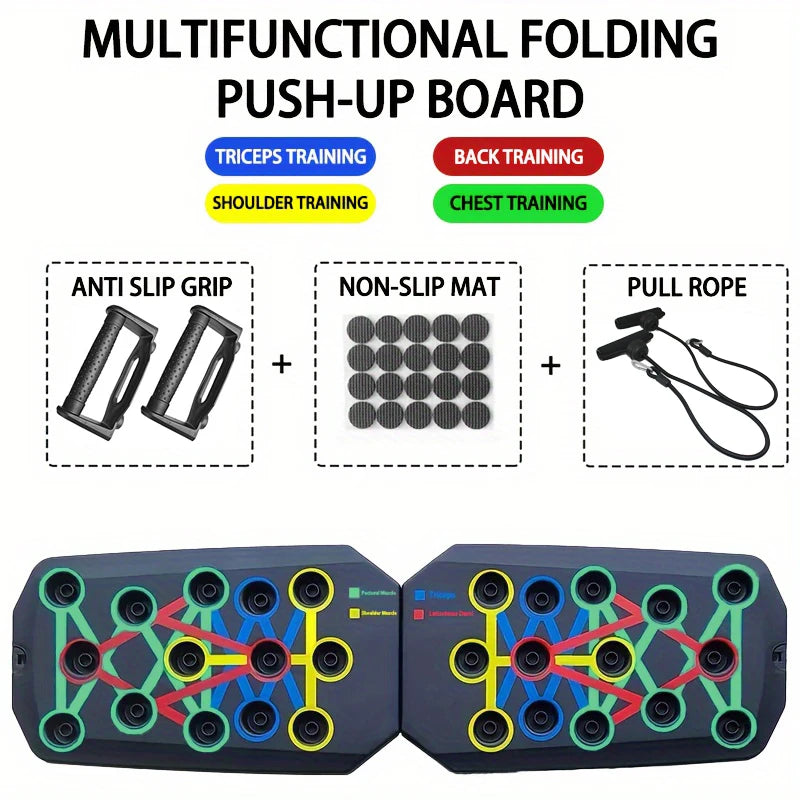 Faltbares Push-up-Board Trainingsset