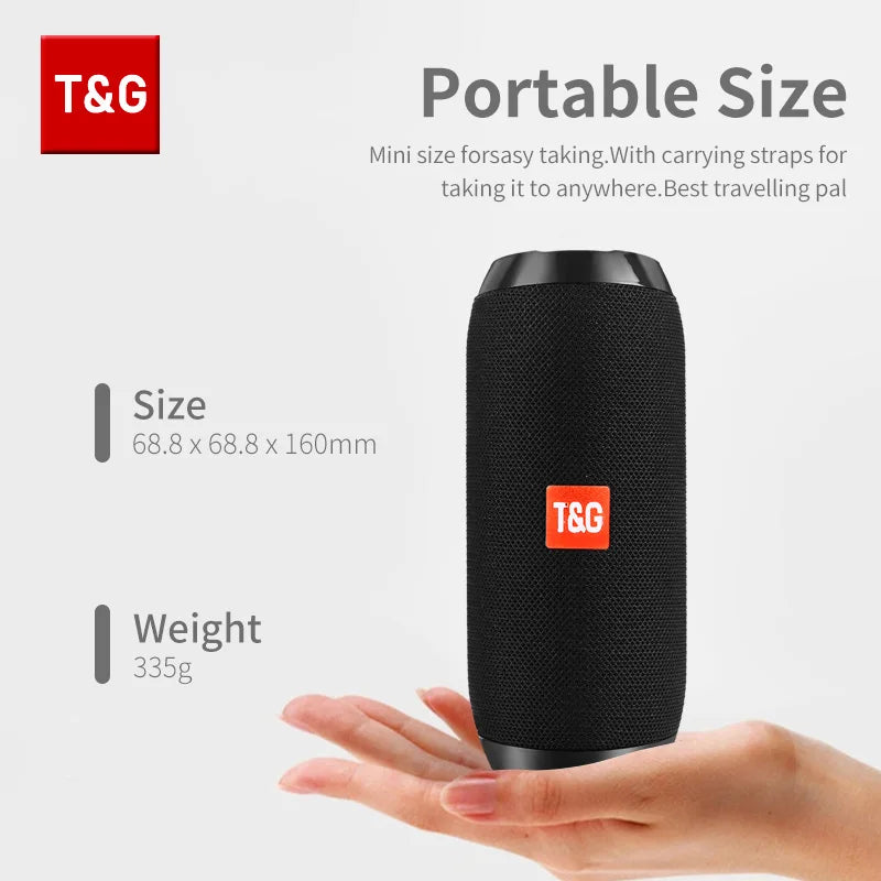T&G TG117 Bluetooth-Lautsprecher – TWS & IPX5