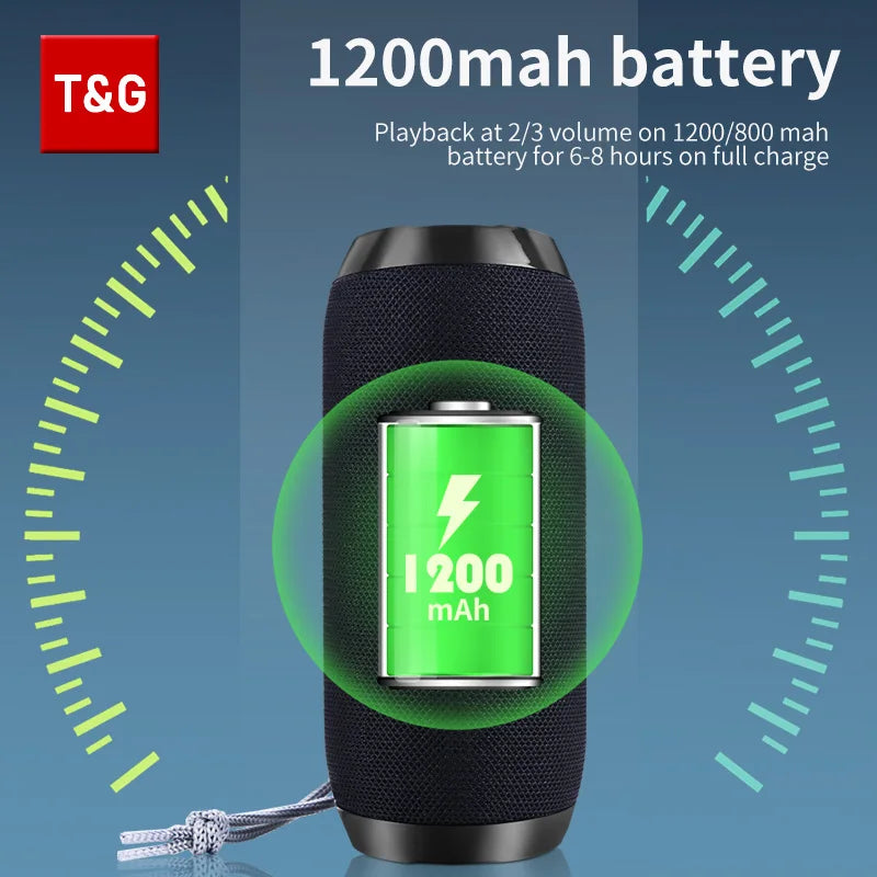T&G TG117 Bluetooth-Lautsprecher – TWS & IPX5