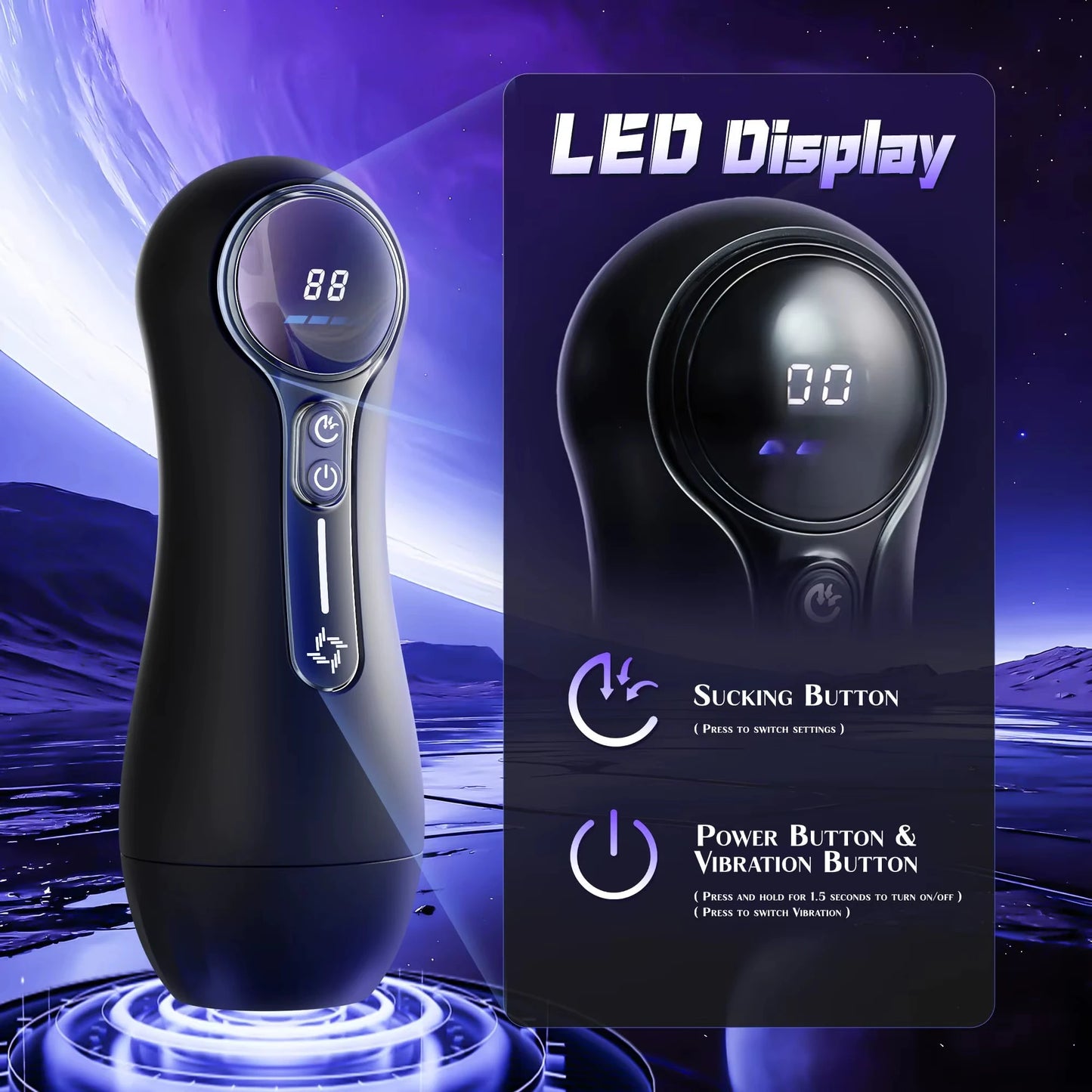 Male Masturbator Penis Pump Adult Sex Toys for 18 Men with 4 Sucking 9 Vibration Modes App Controlled Pocket Pussy Realistic Vag