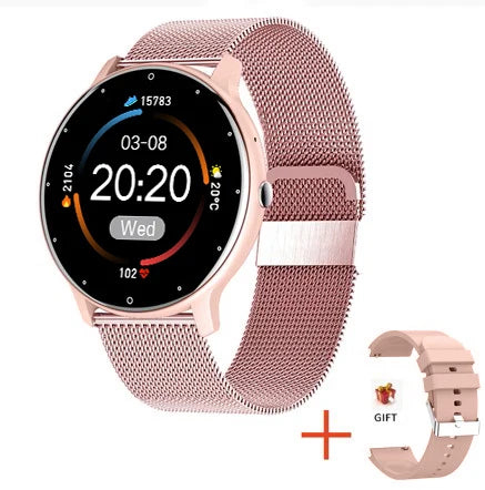 LIGE Smart Watch Women Men Full Touch Screen