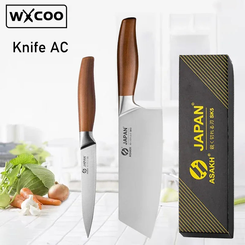 VLEO Japanese Professional Chef Knife Stainless Steel Chopping Meat Cleaver Fruit Peeling Slicing Boning Knife Kitchen Tool