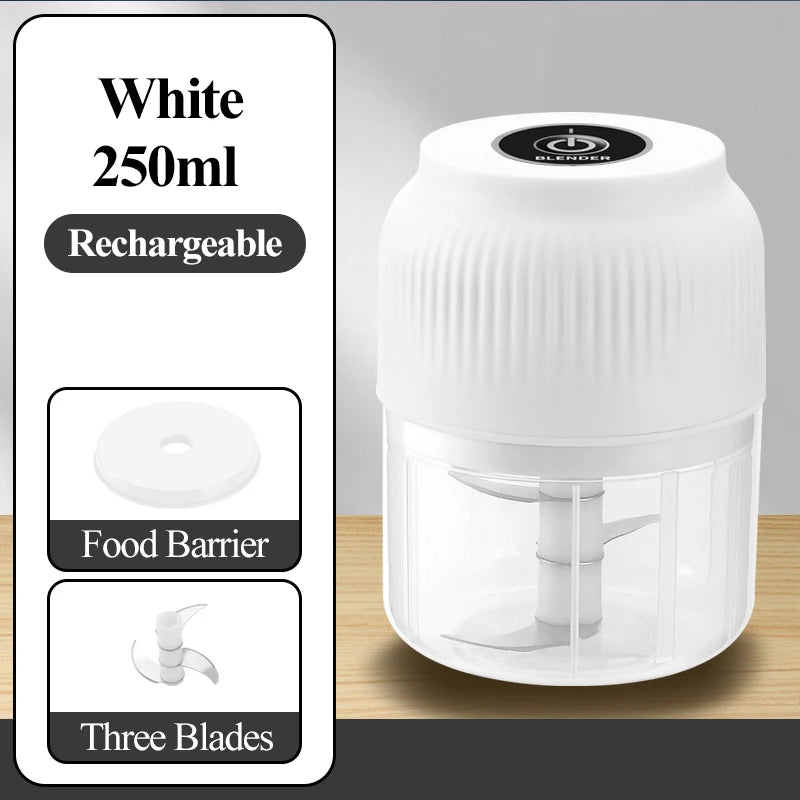 Kabelloser Mini-Zerkleinerer 250 ml – USB-aufladbar