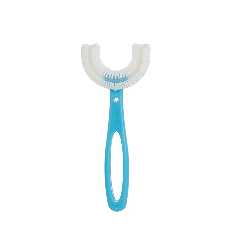 Baby Toothbrush Children 360 Degree U-shaped Child Toothbrush Teethers Baby Brush Silicone Kids Teeth Oral Care Cleaning